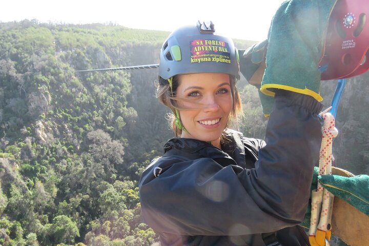 Excursão de tirolesa em Knysna