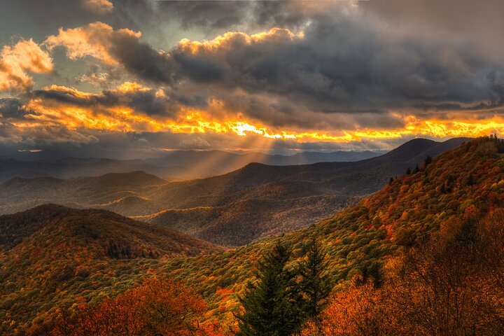Naturskön körtur i Blue Ridge Mountains