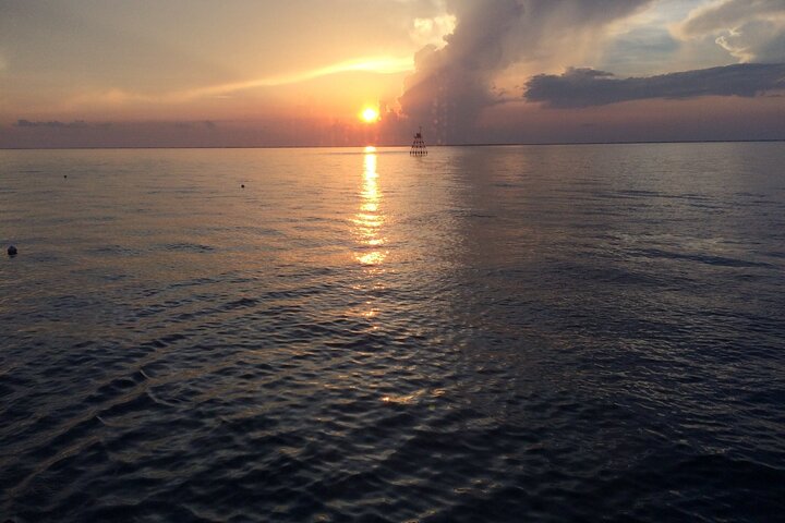Aventure en bateau à fond de verre sur le récif corallien de Key Largo