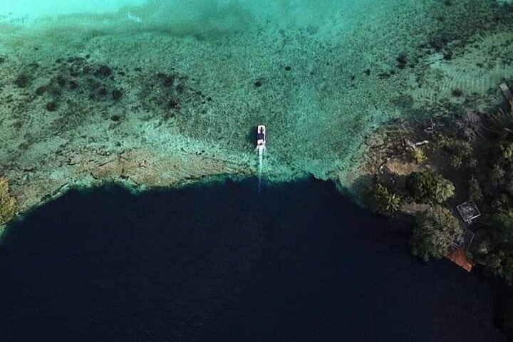 Bacalar 101- Privat rundtur i lagunen med de 7 färgerna