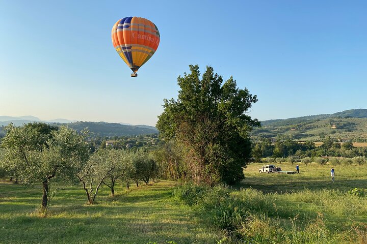 Professionele luchtballonvaarten bij Assisi, Trasimeno in Umbrië