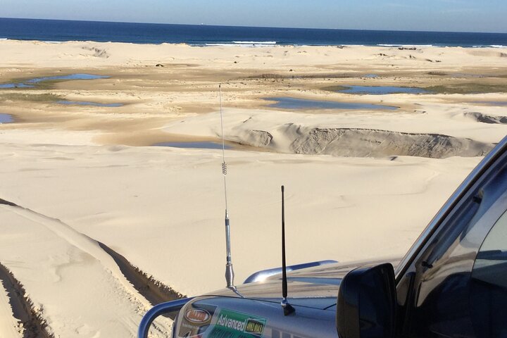 Tour de pasajeros en 4x4 por Port Stephens, playa y dunas de arena