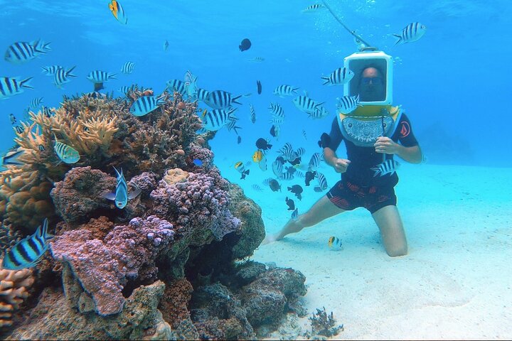 Aqua Safari prima immersione in casco (Scuba)