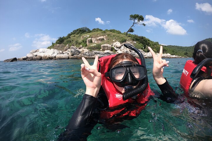 Pattaya Fulddag 3 Tropical Island Tour Snorkeling Cruise Buffet