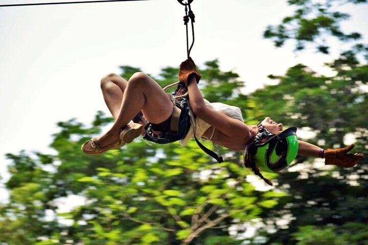 ATV (delte), Hest tilbage ridning, Ziplines, & Cenote fra Cancún