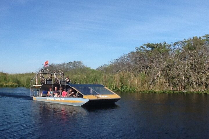 Excursion en hydroglisseur dans les Everglades au départ de Fort Lauderdale avec transport