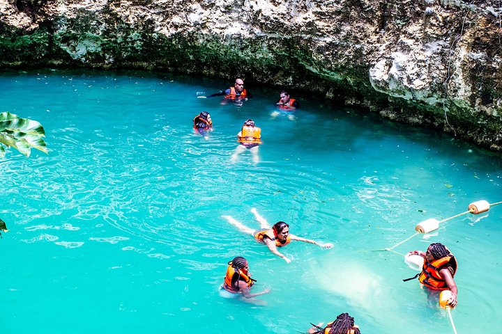 ATV (delte), Hest tilbage ridning, Ziplines, & Cenote fra Cancún