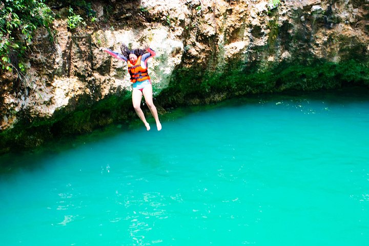 ATV (delte), Hest tilbage ridning, Ziplines, & Cenote fra Cancún
