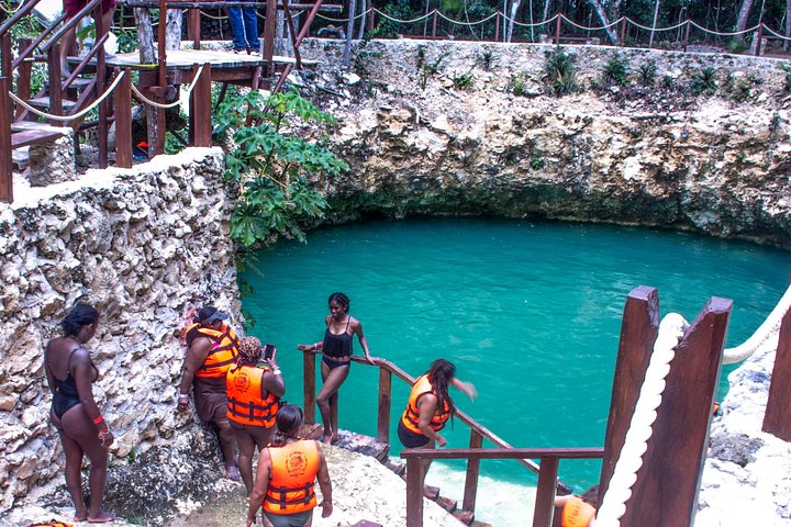 ATV (delte), Hest tilbage ridning, Ziplines, & Cenote fra Cancún