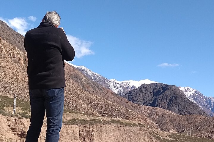Visite du parc Aconcagua en petit groupe au départ de Mendoza avec barbecue déjeuner