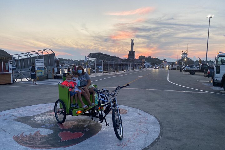 Tour privado en bicitaxi al aire libre en Provincetown