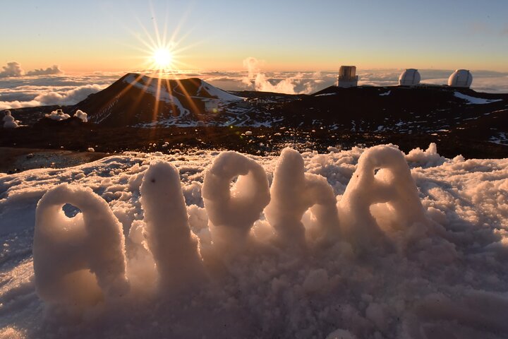 Big Island : Mauna Kea Summit Tour met gratis nachtsterrenfoto