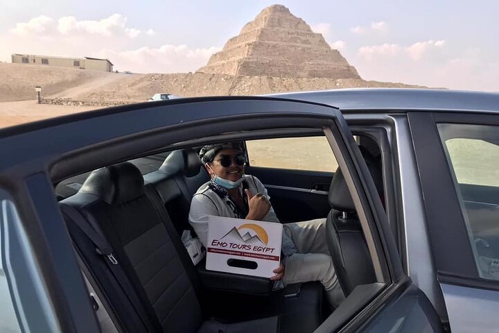Tour privado a las pirámides de Giza con paseo en camello alrededor de la Gran Pirámide
