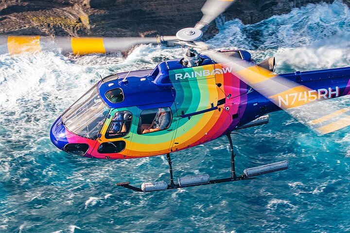 Oahu : 60 min Royal Crown Helicopter Tour - portas abertas ou abertas