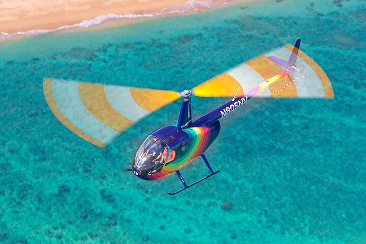 Oahu : 60 min Royal Crown Helicopter Tour - portas abertas ou abertas