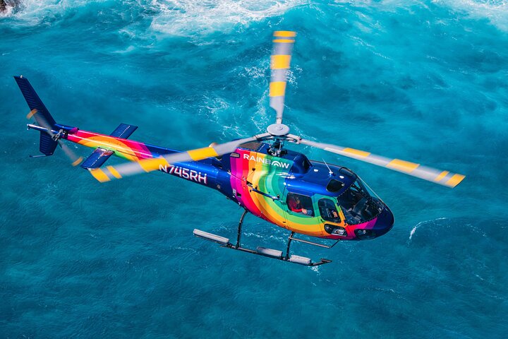 Oahu : 60 min Royal Crown Helicopter Tour - portas abertas ou abertas