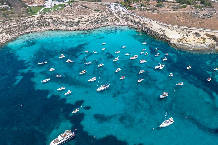 Bådtur Egadi Day opdag Favignana og Levanzo fra Trapani