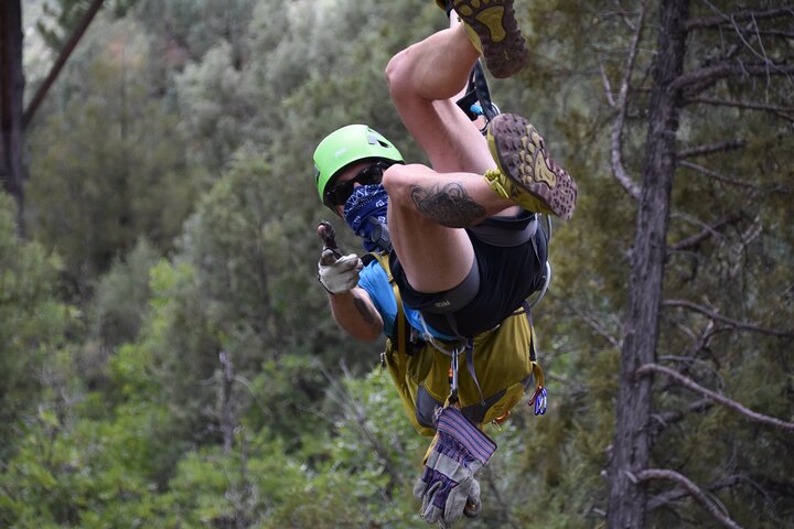 Aventura de 12 tirolesas nas montanhas de San Juan, perto de Durango