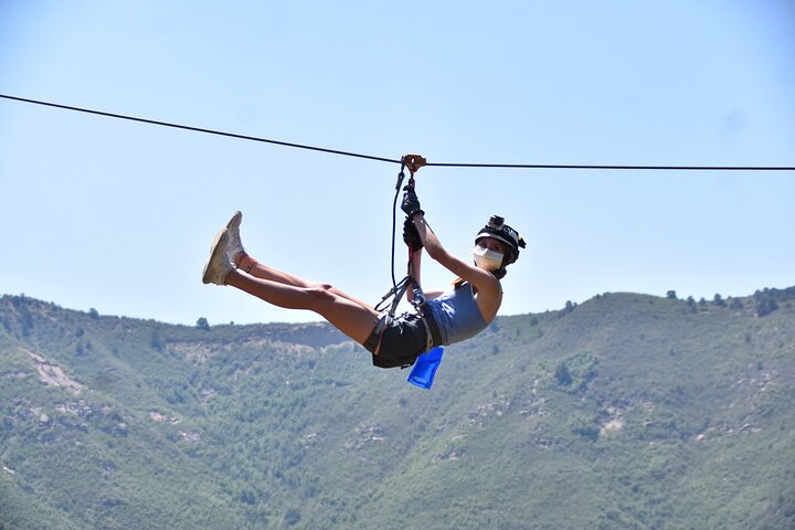 Aventura de 12 tirolesas nas montanhas de San Juan, perto de Durango