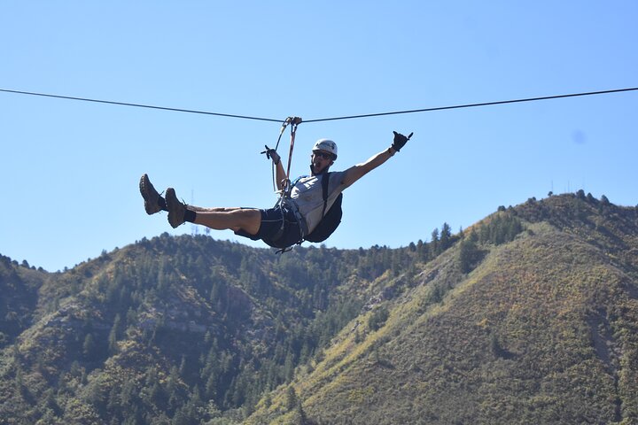 Aventura de 12 tirolesas nas montanhas de San Juan, perto de Durango