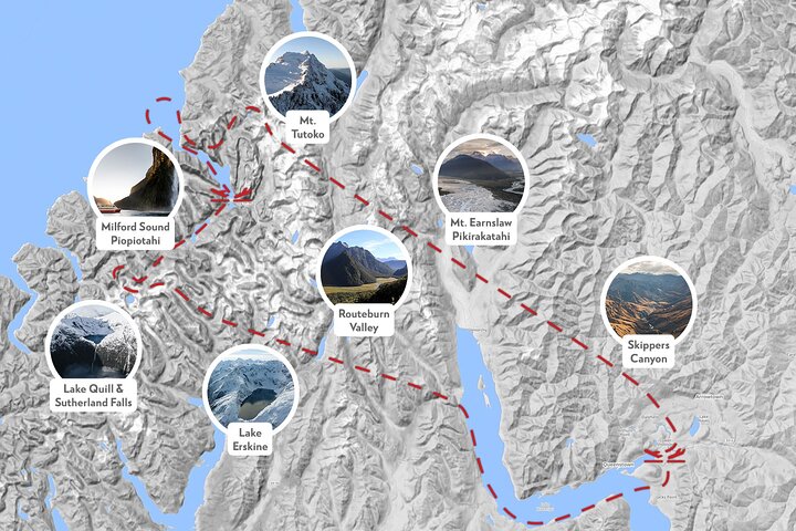 Milford Sound Vlucht & Cruise Dagtrip vanuit Queenstown
