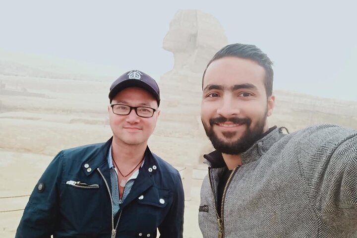 Tour privado a las pirámides de Giza con paseo en camello alrededor de la Gran Pirámide