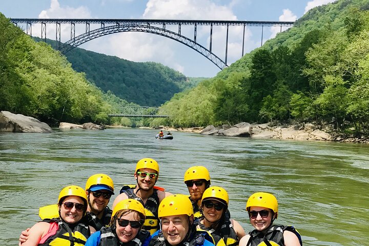 Wildwaterraften in nationaal park in New River Gorge WV
