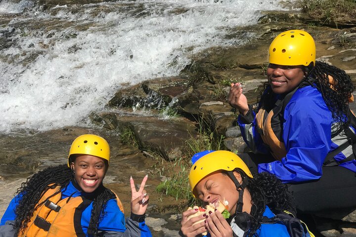 Wildwaterraften in nationaal park in New River Gorge WV