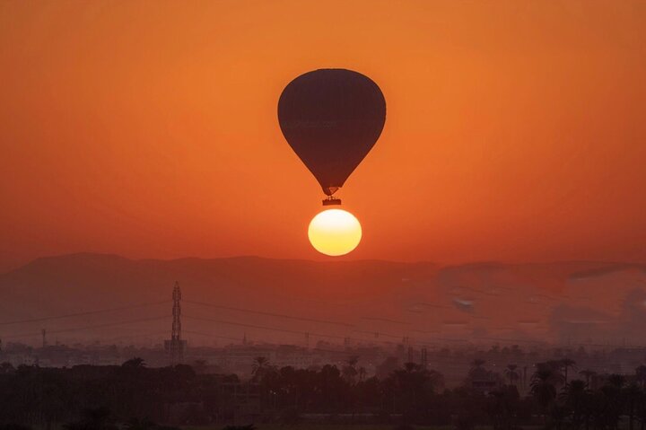 Vol de luxe en montgolfière au lever du soleil à Louxor avec prise en charge à l'hôtel
