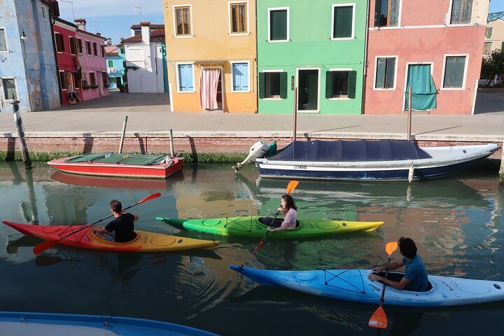 Tour privado en kayak en la laguna veneciana