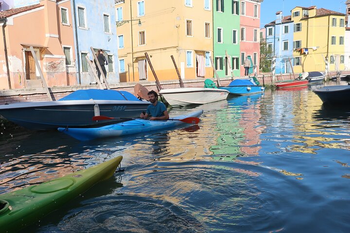 Tour privado en kayak en la laguna veneciana