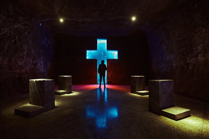 Visite de groupe partagée à la cathédrale de sel de Zipaquirá avec prise en charge