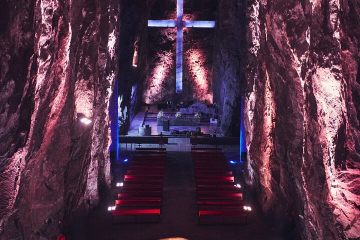 Visite de groupe partagée à la cathédrale de sel de Zipaquirá avec prise en charge