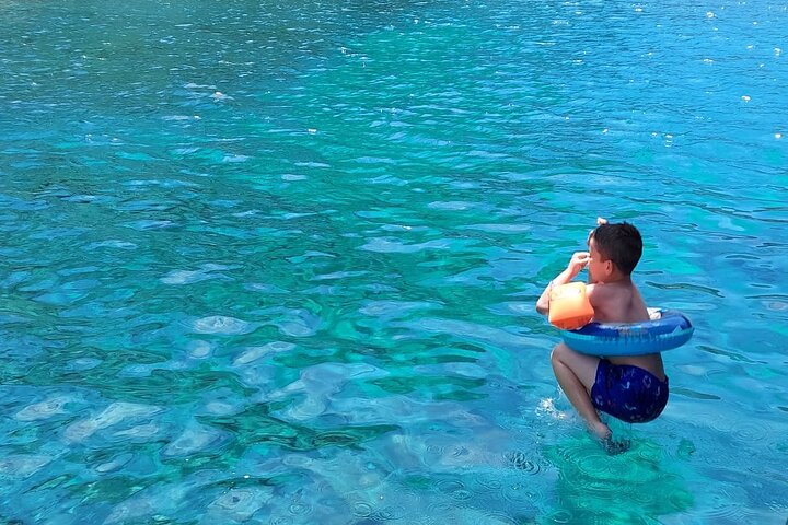 Crociera semi sottomarina con fondo di vetro di un'intera giornata a Marmaris