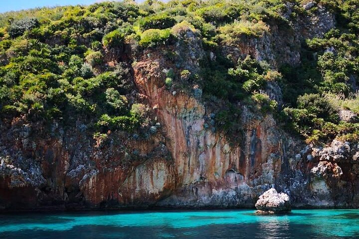 Excursión en barco de día completo de San Vito Lo Capo a Castellammare del Golfo