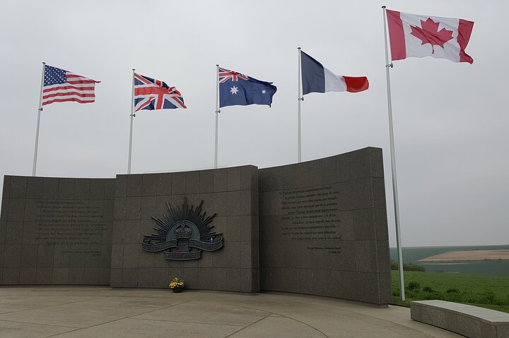 Excursion d’une journée sur les champs de bataille des forces australiennes et néo-zélandaises dans la Somme au départ de Lille ou d’Arras