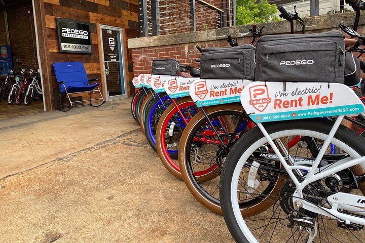 Guidet e-cykeltur i Greenville South Carolina med brunch