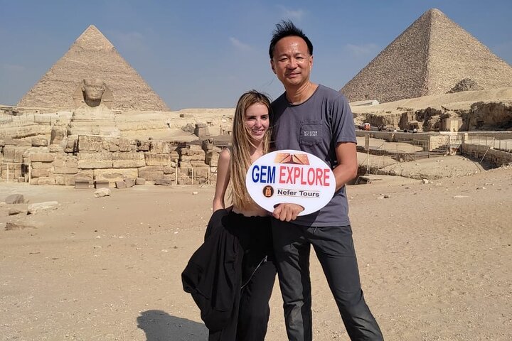 Half Day Tour Giza Pyramids &Great Sphinx with Private Tour Guide