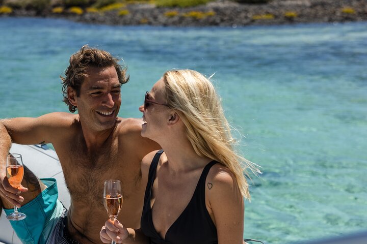 Tour de medio día en barco por la isla de Lobos con almuerzo