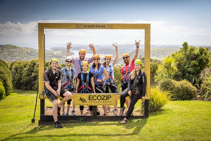 Waiheke Island: Zipline og skogvandring