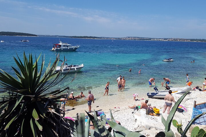 Medulin-Kamenjak Gita in barca di 5 ore Bevande ALL-INCLUSIVE su Sandra Boat