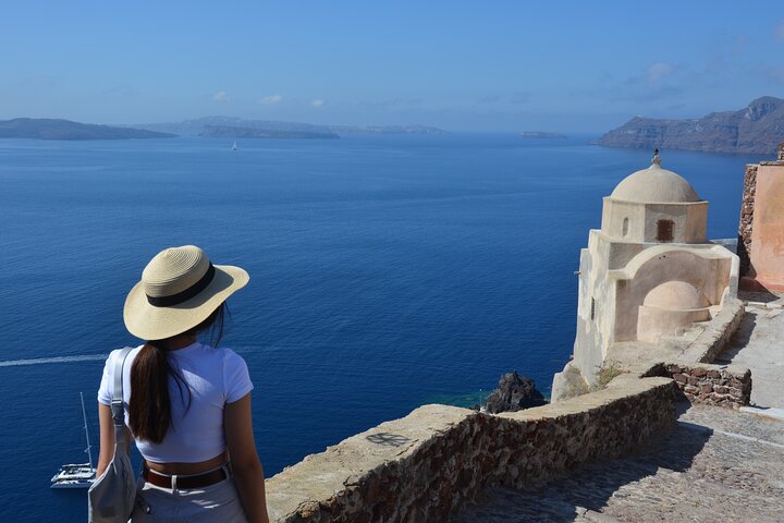Santorini Highlights Tour per piccoli gruppi con opzione di degustazione di vini