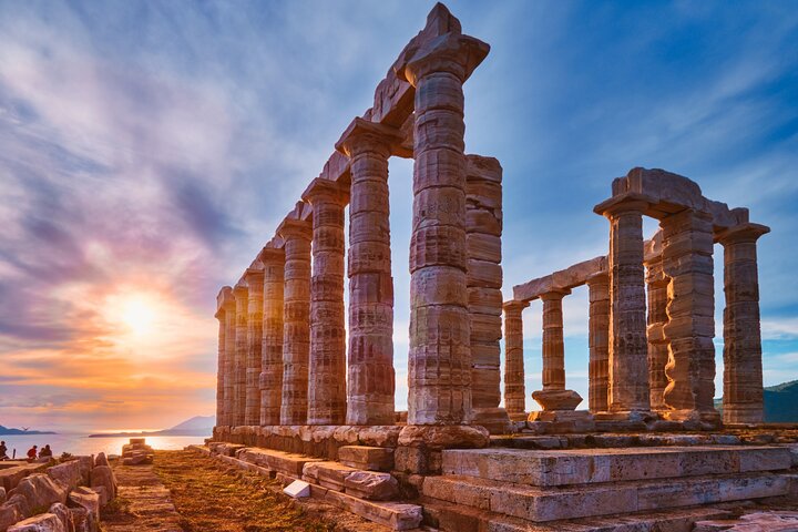 Cabo Sounion e Templo de Poseidon Excursão de meio dia em grupo pequeno saindo de Atenas