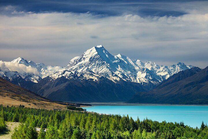 Excursão só de ida de Christchurch a Queenstown via Mt Cook e Lago Tekapo