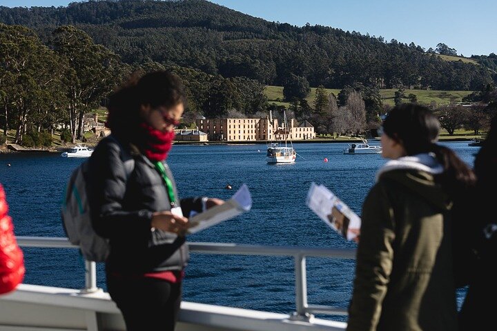Port Arthur: Ganztägige geführte Tour mit Hafenrundfahrt und Tasman-Nationalpark