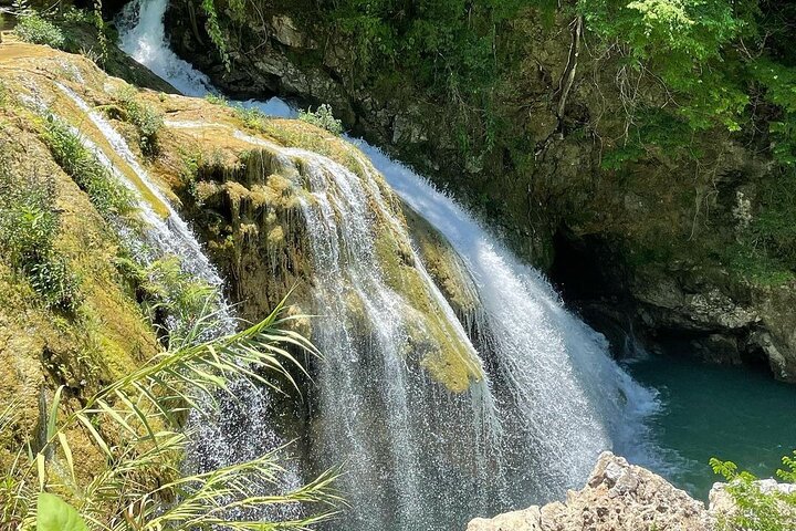 Geniet van de natuurlijke zwembaden van Semuc Champey + de Lanquin-grotten - Tour vanuit Coban