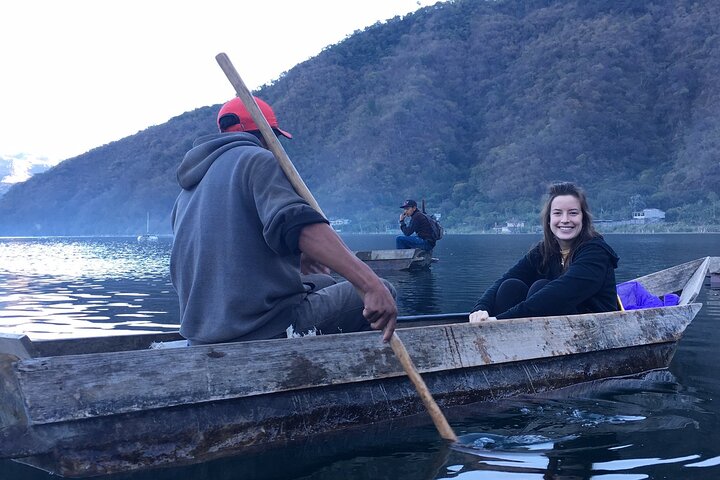 Private geführte handwerkliche Angeltour auf dem Atitlan-See