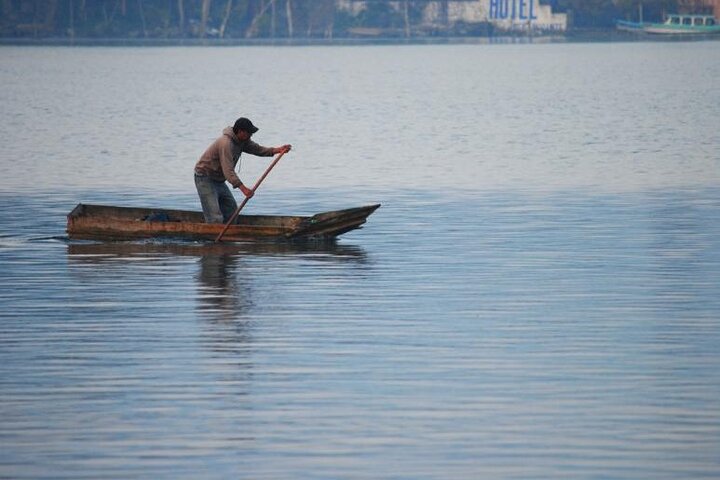 Private geführte handwerkliche Angeltour auf dem Atitlan-See