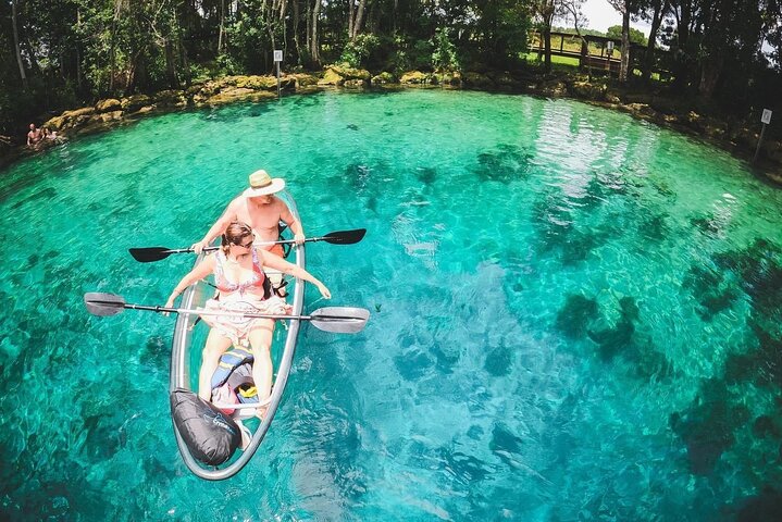 Clear Kayak Tour de las Tres Hermanas Springs y Manatí por Crystal River