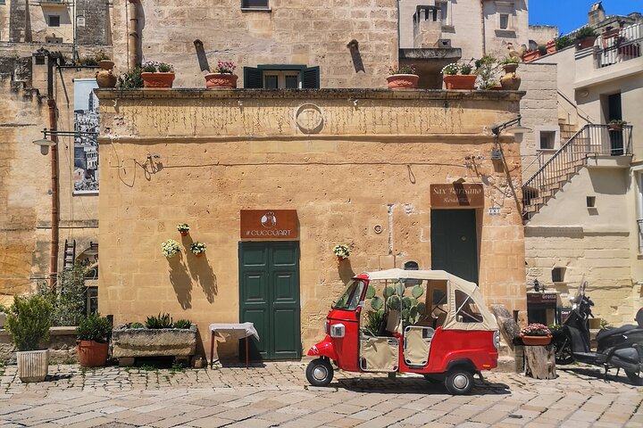 Tuk Tuk-tur i Matera - Historie, legender og anekdoter